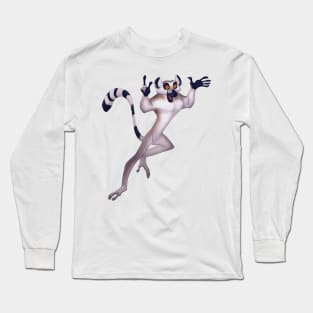 Ringed-tailed lemur Long Sleeve T-Shirt